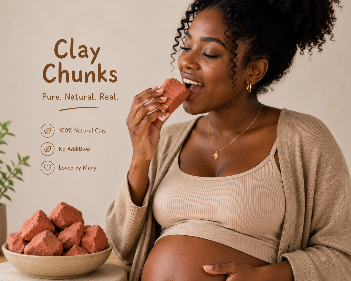 Pure Natural Clay Chunks
