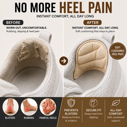 Melo Anti-Blister & Shoe-Sizing Heel Cushions (regular)